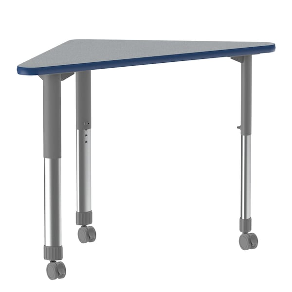 HPL Collaborative Desk - Casters - Wing